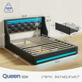 thumbnail image 2 of Greenstell Smart Charging Storage Bed Frame - 900lbs Capacity Noise-Free, Queen, Black, 2 of 7