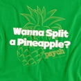 thumbnail image 2 of Psych T-Shirt Pineapple Split Unisex Graphic Tee For Men & Women, 2 of 7