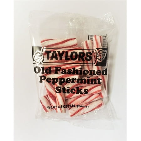 Taylors Candy Soft Peppermint Sugar Sticks Mint Candy, 4.5 lb, 18