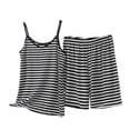 thumbnail image 3 of AnuYalue Plus Size Workout Set for Women 2 Piece Summer Sports Suits Sleeveless Crew Neck Tank Tops with Shorts, 3 of 6
