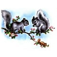 thumbnail image 3 of CafePress - SQUIRRELY SQUIRRELS Women's Light Pajamas - Women's Short Sleeve Print T-Shirt and Pants Light Cotton Pajama Set, 3 of 7