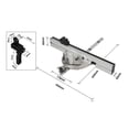 thumbnail image 4 of 450mm Miter Gauge With Track Stop Table Saw Router Miter Gauge Sawing Assembly Ruler Miter Gauge Table Saw ,Easy Setup, 4 of 5