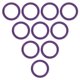 thumbnail image 1 of unbranded 50Ud Anillos De Repuesto Para Aire Acondicionado Color Morado De Alta Calidad, 1 of 7
