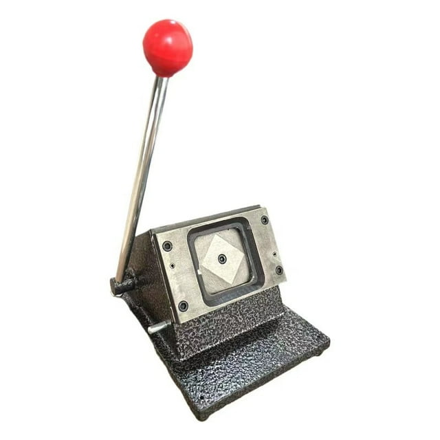 Custom Size Paper Cutter Square 50*50mm DIY Manual Badge Metal Card Cutter Die Cutting Machine ,Widely Used