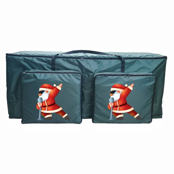 Orangide Christmas Tree Storage Bag, Dustproof Organizer with 2 Front Pockets, Fits Disassembled Holiday Tree, Large-capacity Xmas Storage Container With Reinforced Handles Dual Zipper