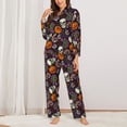 thumbnail image 2 of Naloa Halloween With Skull Pajamas for Women Set, Womens Pajama Sets, Lounge Sets for Women, 2pjs for Women-Large, 2 of 7