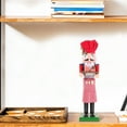 thumbnail image 4 of Baker Nutcracker Soldier Decor Festival Nutcracker Figure Wooden Nutcracker Soldier, 4 of 8