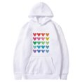 thumbnail image 4 of Enjoytime Womens Sweatshirts Long Sleeve Heart Print Pullover Tops Loose Hooded Sweatshirts with Pocket Plus Size Womens Tops Casual on Clearance, 4 of 5