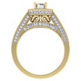 thumbnail image 3 of Dazzlingrock Collection 1.00 Carat (ctw) 14K Round Diamond Bridal Vintage Halo Style Engagement Ring 1 CT, Yellow Gold, Size 9, 3 of 3