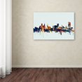 thumbnail image 3 of Trademark Fine Art "Buffalo New York Skyline Blue", 3 of 3