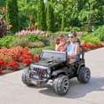 thumbnail image 3 of VOLTZ TOYS 2 Seater Ride On Car, 12V Electric Car for Kids, Electrical Jeep with 2 Seats, Full LED Lights, Parental Remote Control, MP3 Player (Black), 3 of 8