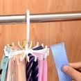 thumbnail image 5 of Blarkrus Tie Scarf Hanger Ra Rotating Belt Closet Organizer Home Spin 360º Best, 5 of 8