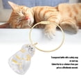 thumbnail image 4 of 3 Llaveros Conmemorativos De Pelo De Gato, Llavero De Recuerdo De Piel De Mascota, Colgante Transparente De Pelo De Gato Con Tapa A Presión Segura Para Amantes De Los Gatos Y, 4 of 7