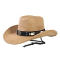 thumbnail image 1 of Chapeau de Cowboy Style Jazz Classique Western Frontier pour Extérieur Décontracté Soleil et Intemporel Western, 1 of 6