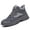 Gray, variant on AUXDIQ Safety Trainers Men Women Steel Toe Cap Work Shoes Comfy Construction Industrial Sneakers