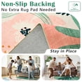 thumbnail image 6 of Modern Abstract Indoor Area Rug, Pastel Floral Geometric Rug for Living Room Bedroom Patio,4'x6',Green, 6 of 9