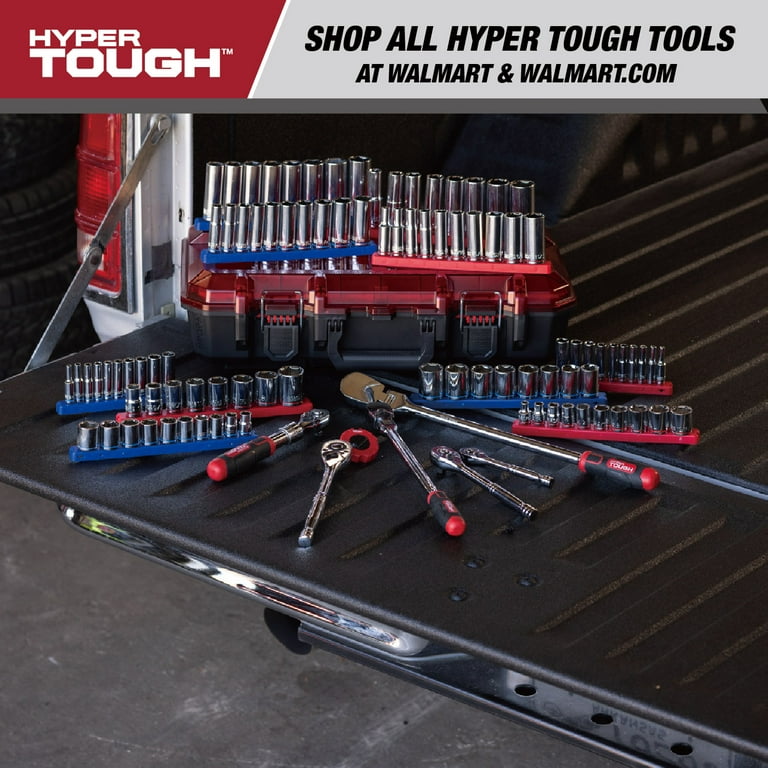 Hyper Tough 9-Piece 1/2-inch Drive Deep Metric Impact Socket Set