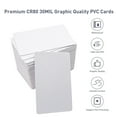 thumbnail image 3 of 500 Pack-Premium Blank PVC Cards, Lumanious CR80 30Mil (CR8030) Graphic Quality White Plastic Cards for Most Photo ID Badge Printers, 3 of 8