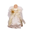 thumbnail image 2 of Figura decorativa de de Navidad, figura de ángel en la copa del , decoración navideña decorativa coleccionable, muñeca en la parte superior Dorado, 2 of 8