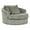 Gray, variant on Signature Design by Ashley Lindyn Oversized Swivel Fabric Accent Chair in Gray