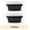 Black, variant on Mainstays 10-Piece (5 Containers + 5 Lids) 8-Cup Tall Square Meal Prep, BPA-Free, Microwave & Dishwasher Safe
