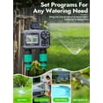 thumbnail image 5 of INSOMA 2-Zone Programmable Garden Hose Timer, Auto/Manual/Rain Delay Modes, 5 of 8