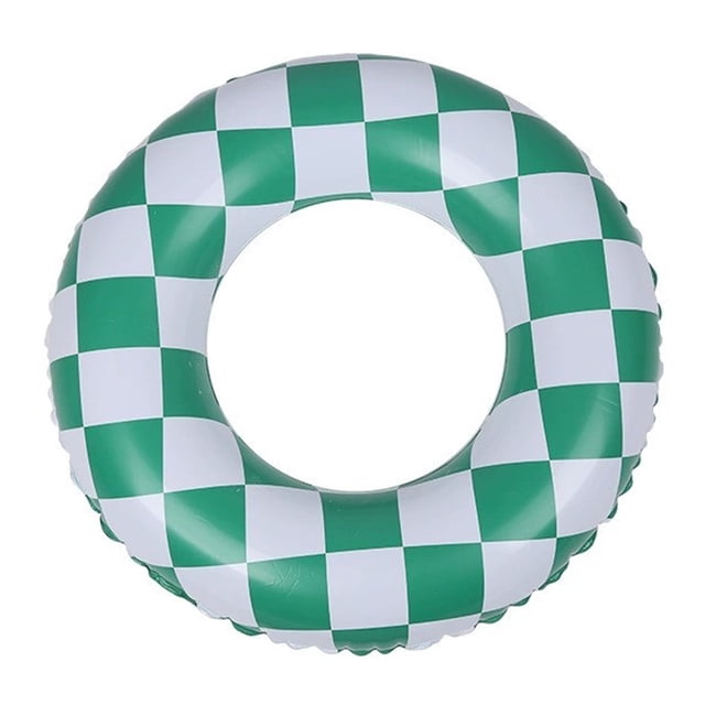 Anillo Natación Inflable Ndcxsfigh flotador piscina PVC Fiesta en la piscina verde Oscuro 70