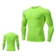 thumbnail image 2 of Blusas y camisas de manga larga con cuello redondo para hombre, estilo casual, de color liso, para correr, fitness, secado rápido, de poliéster., 2 of 7