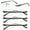 Rimless- Grey*4, variant on WEMOOMOOTANTS 4 Packs Black Readers 2.5 for Men Women Rimless Lightweight Reading Glasses 1.0 1.5 2.0 250 3.0 3.5
