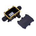 thumbnail image 2 of Wweixi Waterproof Black IP68 Plastic Cable Wire Connector electrical 3-cable junction box Gland Electrical 3-Cable Junction Box with Terminal, 2 of 6