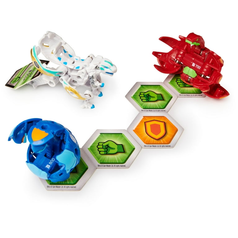 Bakugan Starter Pack 3-Pack, Fused Trox x Nobilious Ultra, Armored