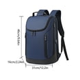 thumbnail image 3 of Mochila Oxford Durable Hombres Bolsa de escuela Ligero con cremallera Ocio diario Ehuebsd Para Estrenar, 3 of 3