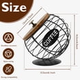 thumbnail image 2 of Coffee Pod Holder, K Cup Holders for Counter, Coffee Bar Accessories & Decor, Large Capacity K-Cup Organizer, Metal Base Pods Storage Organizer, 2 of 10