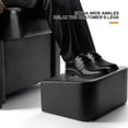 thumbnail image 6 of Artist Hand Barber Backwash Chair with Ceramic Shampoo Bowl Sink Unit, Foot Pedal for Spa Beauty Salon, Black, 6 of 9
