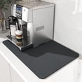 thumbnail image 1 of Coffee Mat Hide Stain Rubber Backed Absorbent Coffee Maker Mat for Countertops Coffee Bar Mat Decor Bar Service Spill Mat Rubber Dish Drying Mat Coffee Bar Accessories for Kitchen Counter, 1 of 11