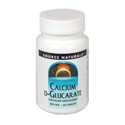 Source Naturals Calcium D-Glucarate 500 Mg Cellular Detoxifier Tablets - 60 Ea