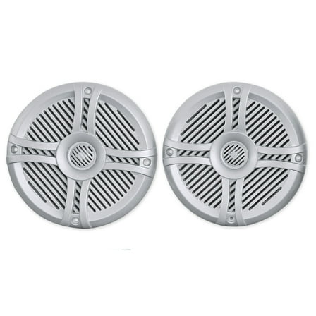 Pair Rockville RMSTS65S 6.5 800 Watt Waterproof Marine Boat Speakers 2Way Silver
