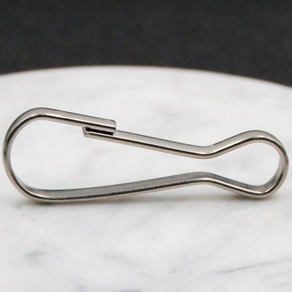 OUNONA 15Pcs metal spring hooks Flagpole Snap Hook Clips Stainless Steel Flagpole Attachment Halyard Rope Accessory for Flags Outdoor stainless steel snap clips 50mm stainless snap hook ( Copper )