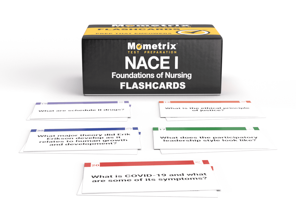 NACE I Foundations of Nursing Study Cards: NACE Test Prep and Practice Test Questions for the Nursing Acceleration Challenge 1 Exam [Full Color Cards]