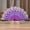 Purple, variant on Paper Fans Set - Paper Fan Case - Chinese Style Dance Wedding Party Lace Silk Folding Hand Held Flower Fan Pink - 1 Chinese-Style Gold-Embossed Folding Fan, Pink