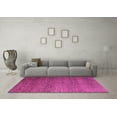 thumbnail image 3 of Ahgly Company Indoor Square Abstract Pink Modern Area Rugs, 7' Square, 3 of 4