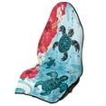 thumbnail image 6 of Binienty Sea Turtle Sweat Towel Car Seat Cover for Post Workout Gym Tropical Hibiscus Beach Towel Car Seat Covers Front Seats Universal for Cars SUV Truck, 6 of 7