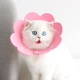 thumbnail image 2 of Collier pour Animaux Collier Anti-Lichage Collier Protecteur Collier pour Chat Elizabeth (Rose, m), 2 of 5