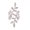 Silver, variant on 1Pc Women Punk Charm Leaf Shape Rhinestone Ear Cuff Clip Earring Jewelry for Party Shopping