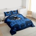 thumbnail image 3 of Homewish Football Game Gaming Full Size Comforter Sets,Rugby Sport Theme Bedding Comforter Set,Deepblue Helmet Bedding Sets For Teens,Luxury Bedroom Decor Reversible,3pcs, 3 of 8