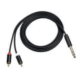 thumbnail image 1 of Adaptador de cable de 6,35 mm a 2RCA Yuyangstore 3M, 1 of 8