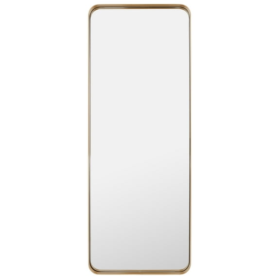 SAFAVIEH Almasy 18 in. x 48 in. Solid Frame Mirror, Gold