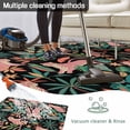 thumbnail image 5 of Farmhouse Tiger Outdoor Rug 4x6 Ft - Reversible Patio Rug Outdoor Camping Rugs, Summer Watercolor Animals Palm Trees Washable Indoor Outdoor Area Rugs, Non-Slip Outdoor Carpet Runner for Deck/Porch, 5 of 8