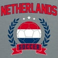thumbnail image 2 of Netherlands Soccer Laurel - Sports Athletics T Shirt - 3X-Large - Sport Grey, 2 of 5