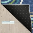 thumbnail image 4 of Addison Rugs Chantille Indoor/Outdoor Transitional Geometric Navy Machine Washable Rectangle Rug, 9' x 12', 4 of 7